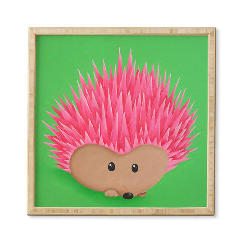 Mandy Hazell Ollie Hedgehog Framed Wall Art