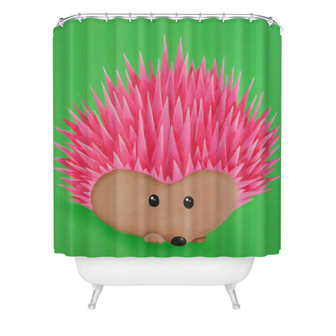 Mandy Hazell Ollie Hedgehog Shower Curtain