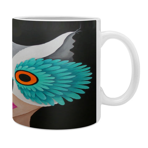 Mandy Hazell Owl Lady Coffee Mug