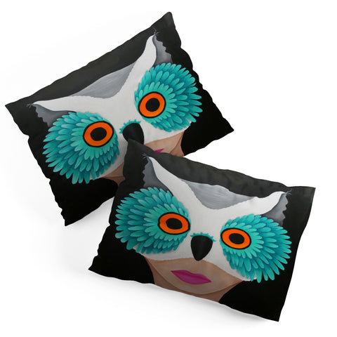 Mandy Hazell Owl Lady Pillow Shams