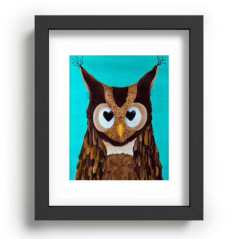 Mandy Hazell Owl Love You Recessed Framing Rectangle