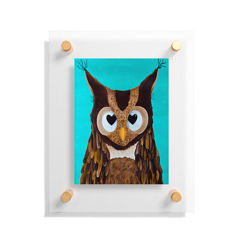 Mandy Hazell Owl Love You Floating Acrylic Print