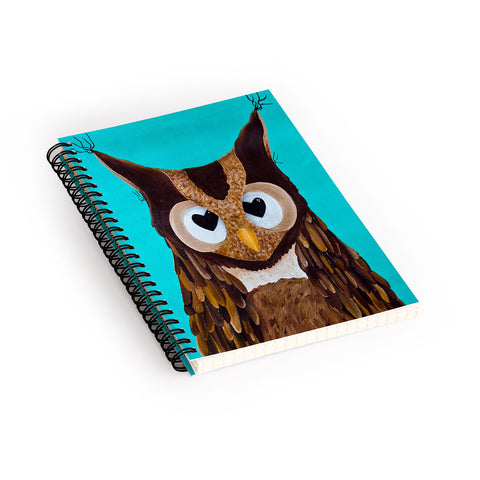 Mandy Hazell Owl Love You Spiral Notebook