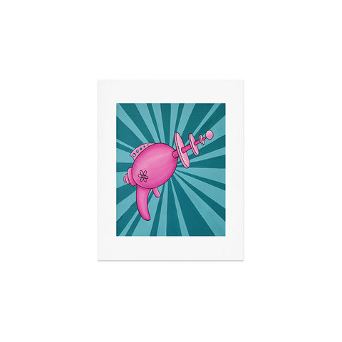 Mandy Hazell Pew Pew Pink Art Print