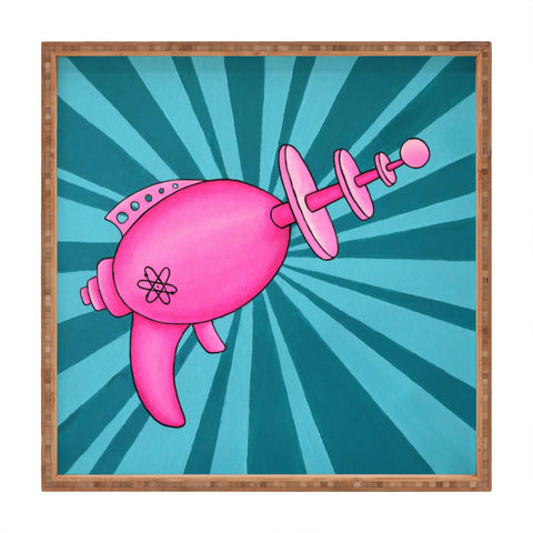 Mandy Hazell Pew Pew Pink Square Tray