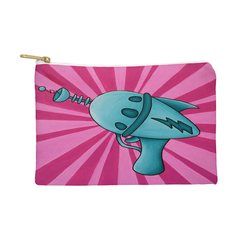 Mandy Hazell Pew Pew Teal Pouch