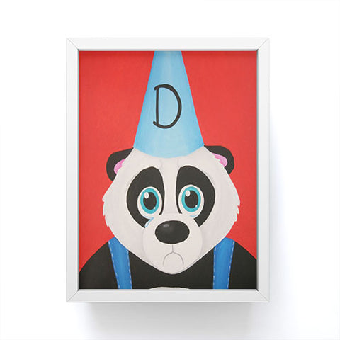 Mandy Hazell Sad Panda Framed Mini Art Print