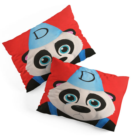 Mandy Hazell Sad Panda Pillow Shams