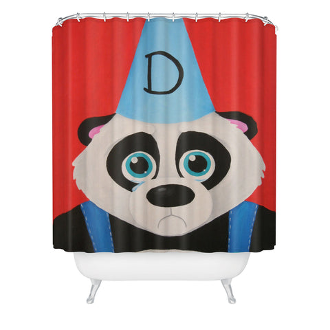 Mandy Hazell Sad Panda Shower Curtain
