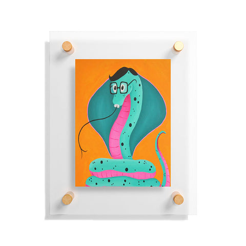 Mandy Hazell Smart Snake Floating Acrylic Print