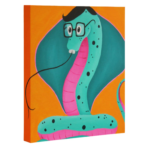 Mandy Hazell Smart Snake Art Canvas