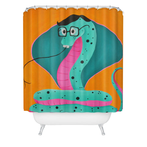 Mandy Hazell Smart Snake Shower Curtain