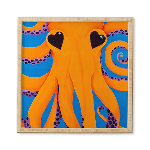 Mandy Hazell Wish I Was An Octopus Framed Wall Art