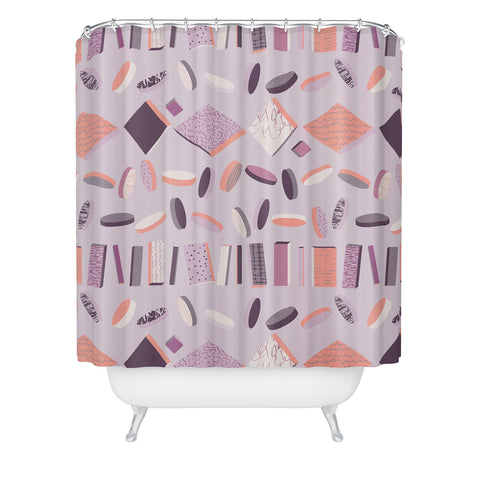 Mareike Boehmer 3D Geometry Lined Up 1 Shower Curtain
