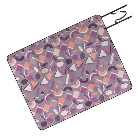 Mareike Boehmer 3D Geometry Stand In Line 1 Picnic Blanket