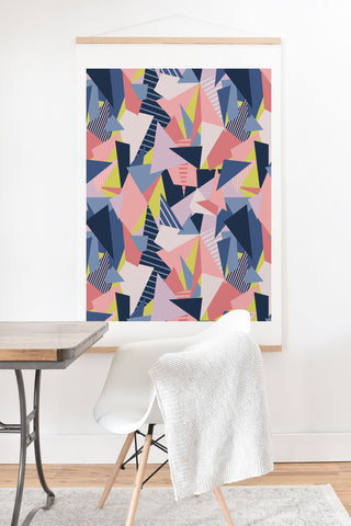 Mareike Boehmer Color Blocking Chaos 1 Art Print And Hanger