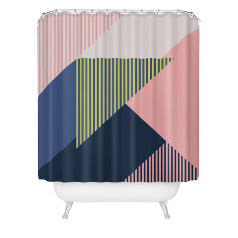 Mareike Boehmer Color Blocking Minimal 1 Shower Curtain