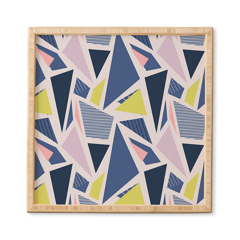 Mareike Boehmer Color Blocking Triangles 1 Framed Wall Art