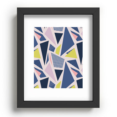 Mareike Boehmer Color Blocking Triangles 1 Recessed Framing Rectangle