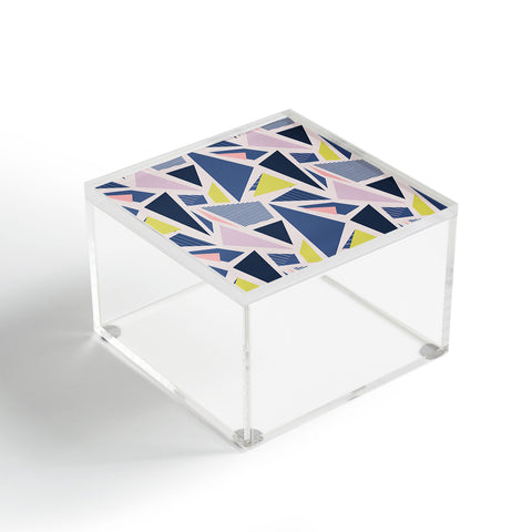 Mareike Boehmer Color Blocking Triangles 1 Acrylic Box
