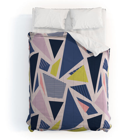 Mareike Boehmer Color Blocking Triangles 1 Comforter