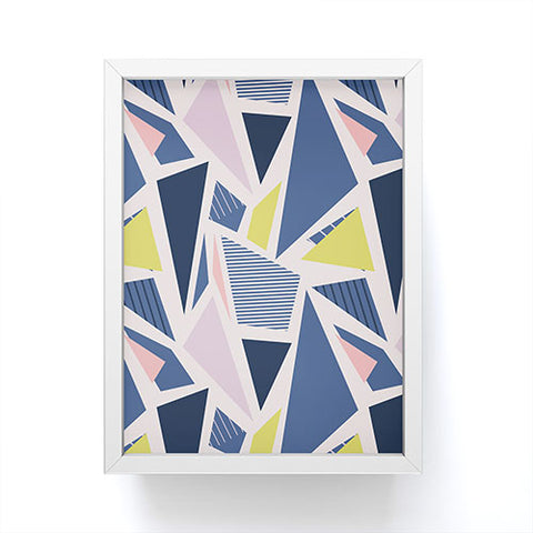 Mareike Boehmer Color Blocking Triangles 1 Framed Mini Art Print