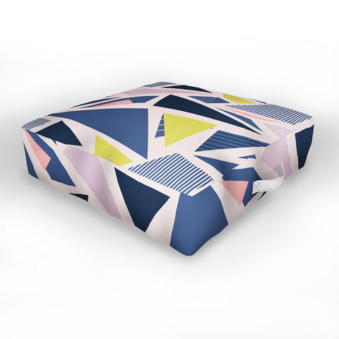 Mareike Boehmer Color Blocking Triangles 1 Outdoor Floor Cushion
