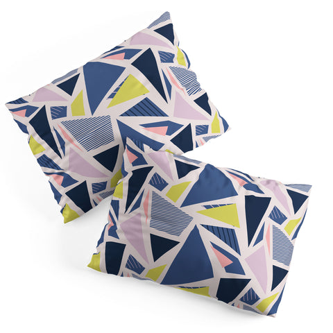 Mareike Boehmer Color Blocking Triangles 1 Pillow Shams