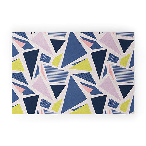 Mareike Boehmer Color Blocking Triangles 1 Welcome Mat