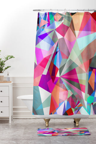 Mareike Boehmer Colorflash 5XY Shower Curtain And Mat