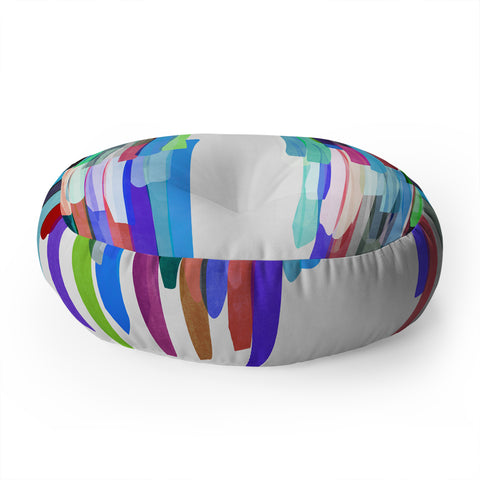 Mareike Boehmer Colorful Stripes 4 Z Floor Pillow Round