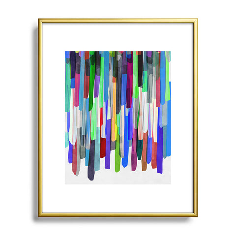 Mareike Boehmer Colorful Stripes 4 Z Metal Framed Art Print