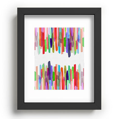 Mareike Boehmer Colorful Stripes 5 Recessed Framing Rectangle