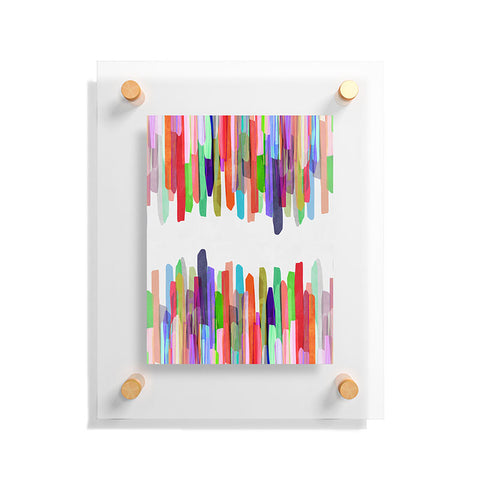 Mareike Boehmer Colorful Stripes 5 Floating Acrylic Print