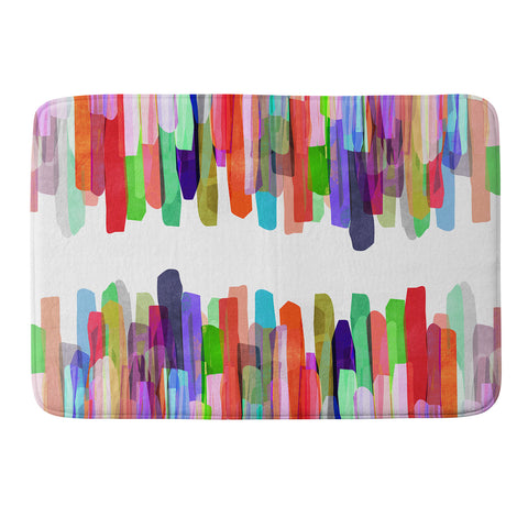 Mareike Boehmer Colorful Stripes 5 Memory Foam Bath Mat
