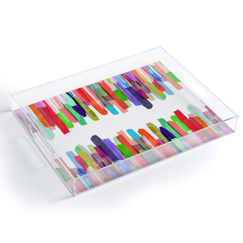Mareike Boehmer Colorful Stripes 5 Acrylic Tray