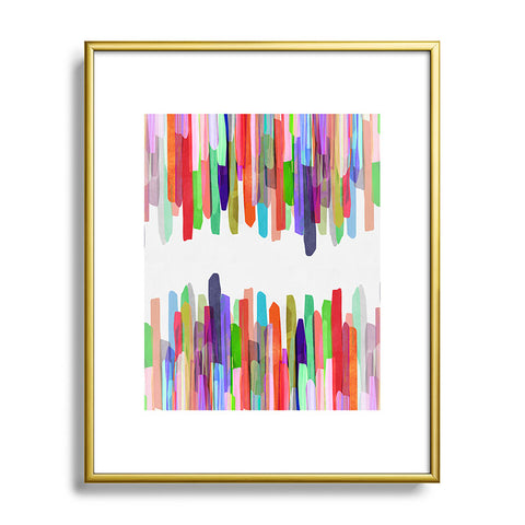 Mareike Boehmer Colorful Stripes 5 Metal Framed Art Print