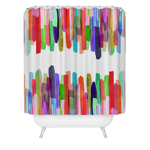 Mareike Boehmer Colorful Stripes 5 Shower Curtain