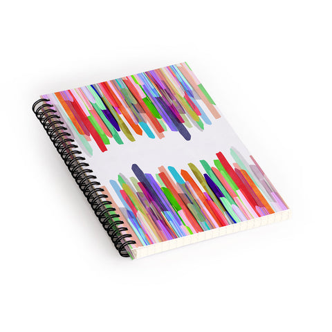 Mareike Boehmer Colorful Stripes 5 Spiral Notebook