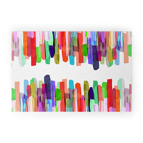 Mareike Boehmer Colorful Stripes 5 Welcome Mat