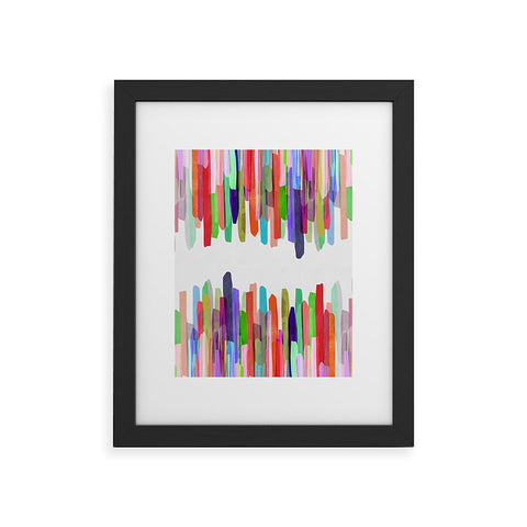 Mareike Boehmer Colorful Stripes 5 Framed Art Print