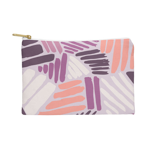 Mareike Boehmer Dots and Lines 1 Strokes Rose Pouch