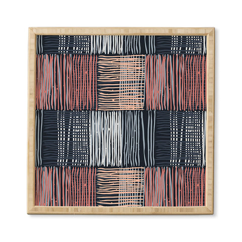 Mareike Boehmer Dots and Lines 2 Fine Lines Framed Wall Art