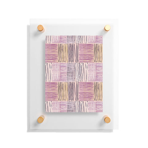 Mareike Boehmer Dots and Lines 2 Fine Lines Rose Floating Acrylic Print