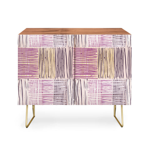Mareike Boehmer Dots and Lines 2 Fine Lines Rose Credenza