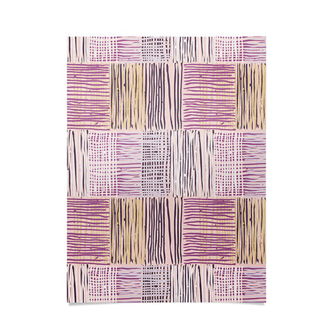 Mareike Boehmer Dots and Lines 2 Fine Lines Rose Poster