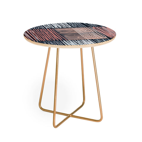 Mareike Boehmer Dots and Lines 2 Fine Lines Round Side Table