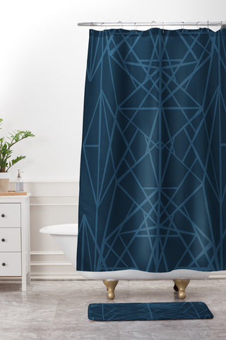 Mareike Boehmer Geometric Sketches 5 Shower Curtain And Mat