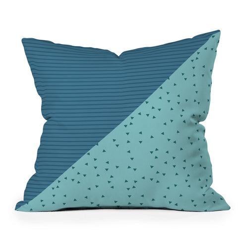 Mareike Boehmer Geometry Blocking 1 Throw Pillow