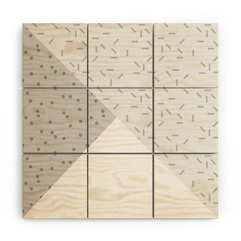 Mareike Boehmer Geometry Blocking 5 Wood Wall Mural